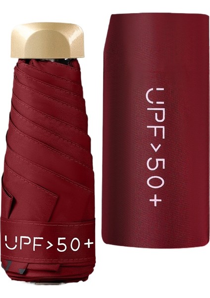 Vinil Şemsiye Güneş Şemsiye Güneş Koruma Uv Koruma Şemsiye Kadın Yağmur ve Güneşli Güneş Şemsiye (Yurt Dışından)