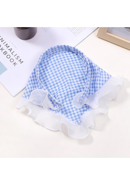 Beyaz Dantel Kafa Bandı Fransız Üçgen Eşarp Şapka Başörtüsü Şapka Kadınlar Için Kırsal Stil Saç Aksesuarı (Yurt Dışından)