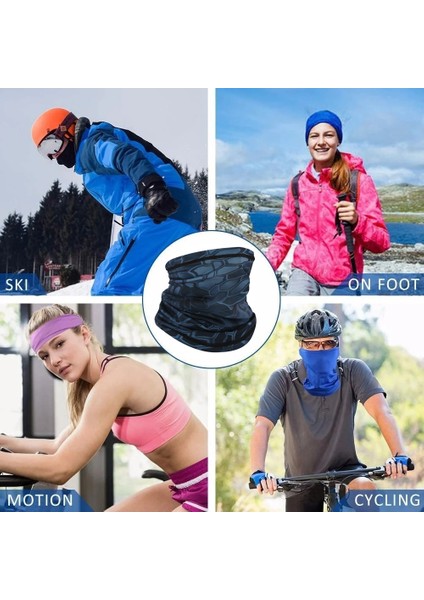 Uv Korumalı Atkı Buz Ipek Yüz Örtüsü Maske Boyun Tüpü Hızlı Kuruyan Açık Hava Balıkçılık Bisiklet Sihirli Motosiklet Nefes Alabilir Bandana (Yurt Dışından)