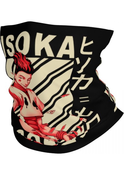 Hunter x Hunter Bandana Boyunluk Rüzgar Geçirmez Yüz Eşarp Örtüsü Feitan Portor Genei Ryodan Phantom Troupe Kafa Bandı Tüp Balaclava (Yurt Dışından)