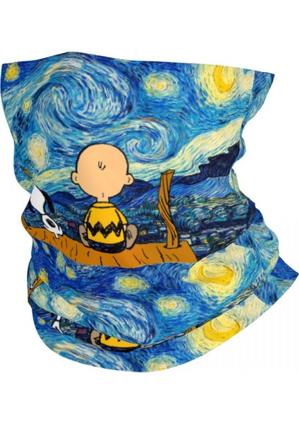 Özel Sevimli Karikatür Snoopy Kış Kafa Bandı Boyun Isıtıcı Erkek Kadın Yürüyüş Kamp Tüp Eşarp Yüz Bandanası Boyunluk (Yurt Dışından)