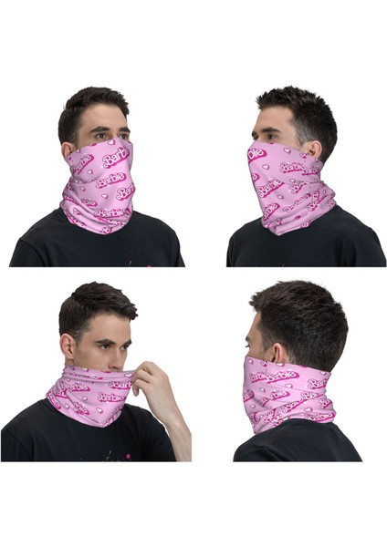 Özel Barbie Bandana Boyun Isıtıcısı Erkek Kadın Kış Kayak Tüpü Atkı Boyunluk Yüz Örtüsü (Yurt Dışından)