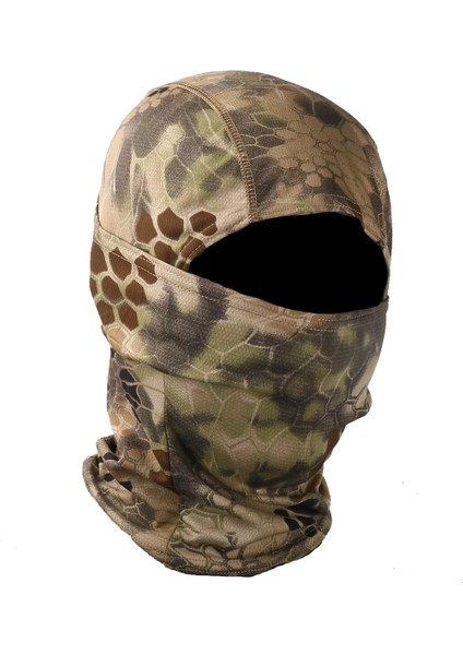 Taktik Kamuflaj Balaclava Tam Yüz Maskesi Wargame Cp Taktik Şapka Avcılık Bisiklet Bisiklet Multicam Bandana Boyunluk (Yurt Dışından)