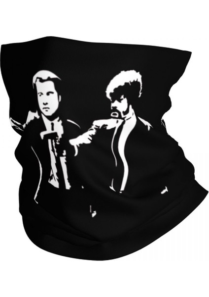 Quentin Tarantino Bandana Boyunluk Kadın Erkek Kış Kayak Tüpü Atkı Boyunluk Pulp Fiction Kill Bill Filmi Yüz Örtüsü (Yurt Dışından)
