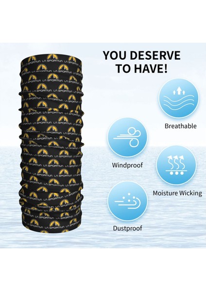 Özel La Sportiva Logo Bandana Kış Boyun Isıtıcı Kadın Rüzgar Geçirmez Sarma Yüz Atkısı Yürüyüş Açık Hava Sporları Için Tozluk Kafa Bandı (Yurt Dışından) fırsatları