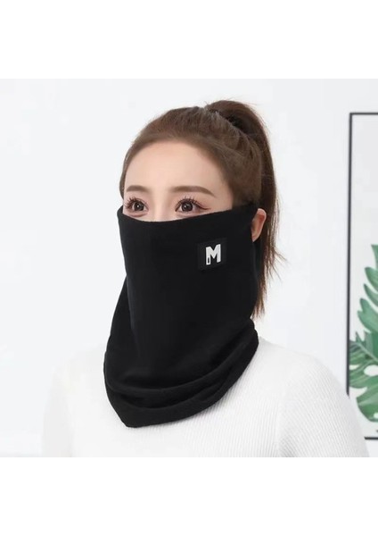 Kadın Erkek Yumuşak Peluş Boyunluk Spor Atkısı Yüz Maskesi Kış Sıcak Atkılar Paten Koşu Sıcak Yün Kürk Kalın Erkek Boyun Atkıları (Yurt Dışından)