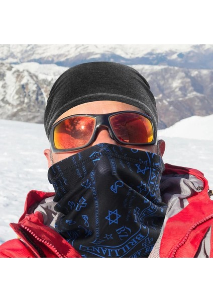 Kış Bisiklet Bandanası Termal Boyun Isıtıcı Atkı Koşu Kayak Yürüyüş Avcılık Balıkçılık Bisiklet Snowboard Sporları Yüz Maskesi Erkek Kadın (Yurt Dışından)