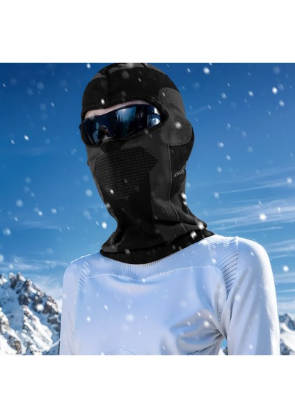 Kış Boyun Isıtıcı Atkı Balaclava Maske Erkek Kadın Soğuk Geçirmez Termal Şapka Kayak Bisiklet Avcılık Baş Boyun Örtüsü Kask Astarı Şapka (Yurt Dışından)