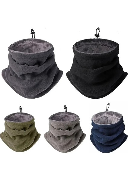 Kış Erkek Bandana Balaclava Kayak Maskesi Başörtüsü Boyun Isıtıcı Rüzgar Geçirmez Kamp Yürüyüş Balıkçılık Dağcılık Bisiklet Yüz Maskesi (Yurt Dışından)