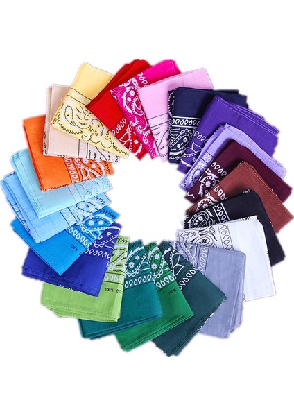 2020 Moda Hip Hop %100 Pamuk Bandana Kare Eşarp 54CM*54CM Siyah Kırmızı Paisley Kafa Bandı Kadınlar/erkekler/erkekler/kızlar Için Baskılı (Yurt Dışından)