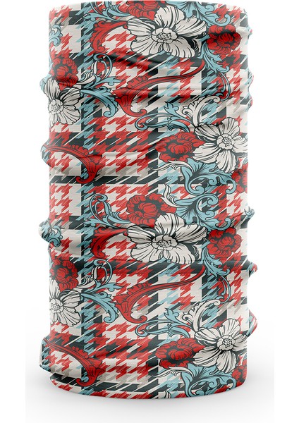 Moda Tasarım Buz Ipek Polyester Kumaş Tüp Bandana 3D Görsel Efektler Smo Yüz Boyunluk Erkek Kadın Yürüyüş Başlığı (Yurt Dışından)