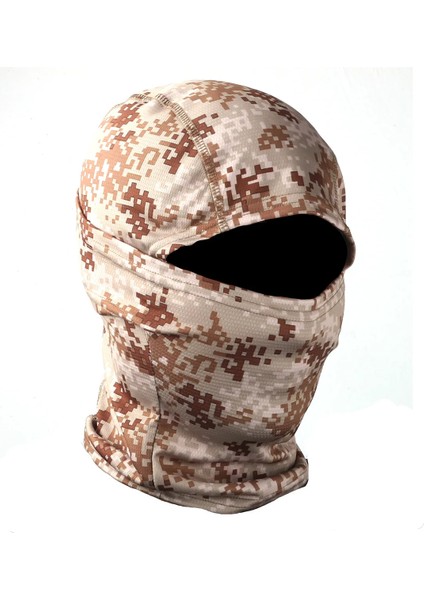 Taktik Kamuflaj Balaclava Tam Yüz Maskesi Wargame Cp Taktik Şapka Avcılık Bisiklet Bisiklet Multicam Bandana Boyunluk (Yurt Dışından)