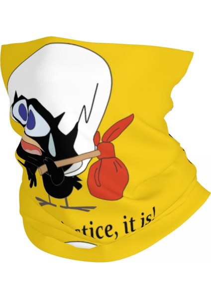 Kawaii Calimero Siyah Tavuk Bandana Boyunluk Uv Korumalı Yüz Atkısı Örtüsü Erkek Kadın Karikatür Çizgi Roman Kafa Bandı Tüp Balaclava (Yurt Dışından)