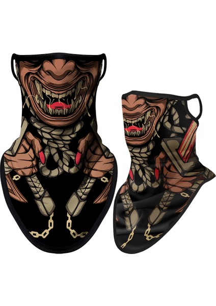 Özelleştirilmiş 3D Venom Yarım Maske Balaclava Ordu Bandanası Erkekler Punisher Boyunluk Motosiklet Yüz Kalkanı Kulak Askılı Maske Kafa Bandı Yaz (Yurt Dışından)