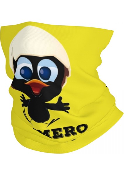 Kawaii Calimero Siyah Tavuk Bandana Boyunluk Uv Korumalı Yüz Atkısı Örtüsü Erkek Kadın Karikatür Çizgi Roman Kafa Bandı Tüp Balaclava (Yurt Dışından)
