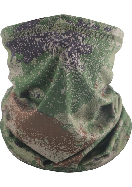 Camo Taktik Maske Boyunluk Örtüsü Yüz Bandana Güneş Serin Bisiklet Av Yürüyüş Kamp Atkı Erkek Kadın (Yurt Dışından)