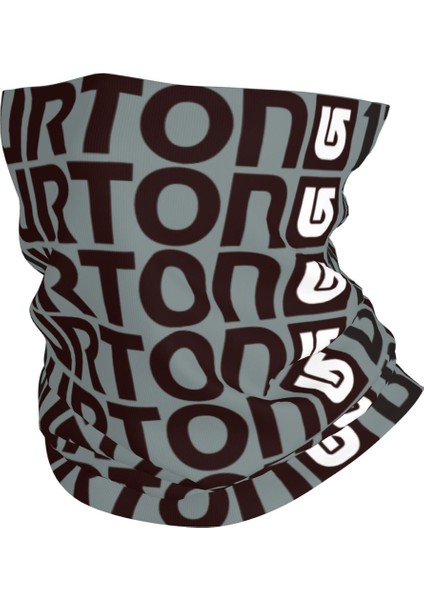 Özel Burtons Arrow Logo Snowboard Kış Kafa Bandı Boyun Isıtıcısı Erkek Kadın Kayak Koşu Tüpü Atkı Yüz Bandanası Boyunluk (Yurt Dışından)