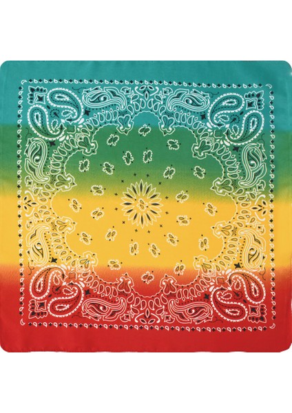 54CM*54CM Hip Hop Bandana Açık Hava Erkek Kadın Moda Spor Pamuk Bandana Kare Eşarp Binicilik Kamp Bisiklet Başörtüsü (Yurt Dışından)