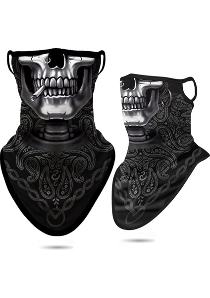 Kafatası Balaclava Kafa Bandı Paisley Boyunluk Tüp Maske Kulak Askılı Yüz Maskesi Rüzgar Geçirmez Bisiklet Yüz Atkısı Maskesi Cadılar Bayramı Erkekler Kadınlar (Yurt Dışından) fırsatları