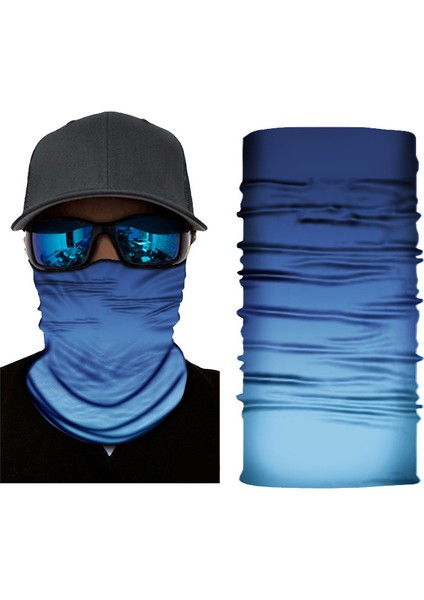 Güneş Koruyucu Nefes Alabilir Bandana Kadın Erkek Yüz Örtüsü Boyunluk Maske Eşarp Açık Hava Güneş Koruması Bisiklet Koşu Dikişsiz Eşarp (Yurt Dışından)