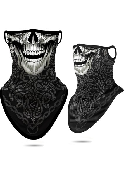 Kafatası Balaclava Kafa Bandı Paisley Boyunluk Tüp Maske Kulak Askılı Yüz Maskesi Rüzgar Geçirmez Bisiklet Yüz Atkısı Maskesi Cadılar Bayramı Erkekler Kadınlar (Yurt Dışından)