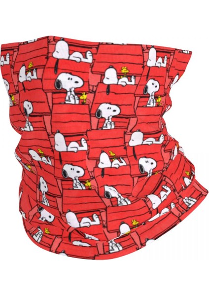 Özel Sevimli Karikatür Snoopy Kış Kafa Bandı Boyun Isıtıcı Erkek Kadın Yürüyüş Kamp Tüp Eşarp Yüz Bandanası Boyunluk (Yurt Dışından)