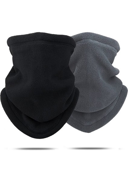 Erkek Kadın Kış Bandana Açık Hava Yüz Örtüsü Snowboard Kayak Boyunluk Çorap Bisiklet Yumuşak Polar Atkı Spor Termal Yarım Maske (Yurt Dışından)