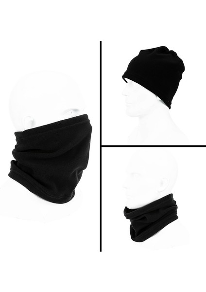 Erkek Kadın Kış Bandana Açık Hava Yüz Örtüsü Snowboard Kayak Boyunluk Çorap Bisiklet Yumuşak Polar Atkı Spor Termal Yarım Maske (Yurt Dışından)