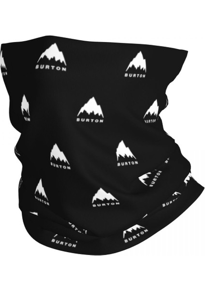 Özel Burtons Arrow Logo Snowboard Kış Kafa Bandı Boyun Isıtıcısı Erkek Kadın Kayak Koşu Tüpü Atkı Yüz Bandanası Boyunluk (Yurt Dışından)