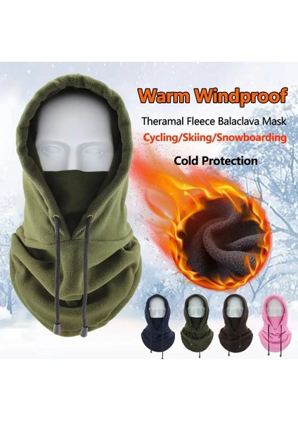 Moda Polar Polar Kadın Erkek Balaclava Kış Şapka Bere Isıtıcı Rüzgar Geçirmez Tam Yüz Kayak Maskesi Şapkalar Erkek Boneler Atkılar (Yurt Dışından) fiyatları
