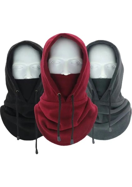 Moda Polar Polar Kadın Erkek Balaclava Kış Şapka Bere Isıtıcı Rüzgar Geçirmez Tam Yüz Kayak Maskesi Şapkalar Erkek Boneler Atkılar (Yurt Dışından) modelleri
