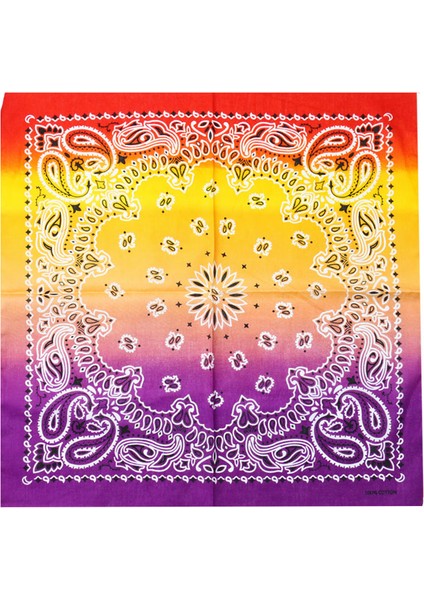 2023 Moda Hip Hop Bandana Kare Eşarp 54CM*54CM Siyah Kırmızı Paisley Kafa Bandı Kadınlar/erkekler/erkekler/kızlar Için Baskılı %100 Pamuk (Yurt Dışından)