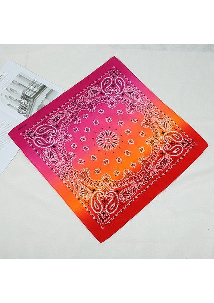 2023 Moda Hip Hop Bandana Kare Eşarp 54CM*54CM Siyah Kırmızı Paisley Kafa Bandı Kadınlar/erkekler/erkekler/kızlar Için Baskılı %100 Pamuk (Yurt Dışından) modelleri
