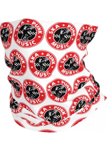 Özel Baskılı Ska Dama Tahtası Kışlık Kafa Bandı Boyun Isıtıcısı Kadın Erkek Kayak Avcılık Tüp Atkı Reggae Müzik Yüz Bandanası Boyunluk (Yurt Dışından)