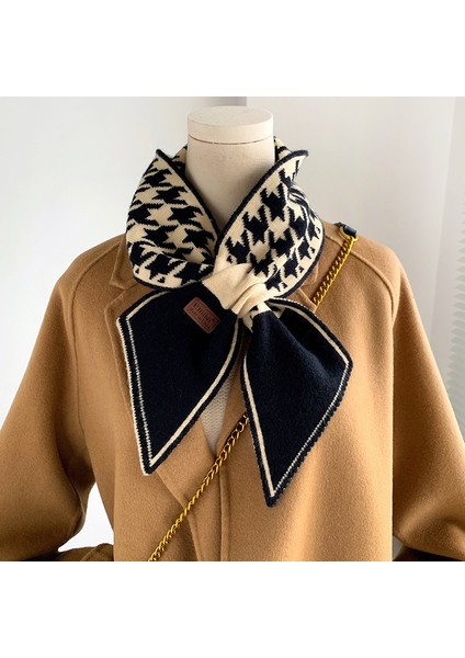 Kadınlar Için Sıcak Kaşmir Boyun Bağı Eşarp Ekose Boyunluk Örme Eşarplar Uzun Ince Küçük Eşarplar Bandana Kadın Fular 2022 (Yurt Dışından) modelleri