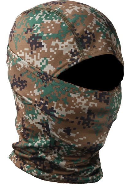 Taktik Kamuflaj Balaclava Tam Yüz Maskesi Wargame Cp Taktik Şapka Avcılık Bisiklet Bisiklet Multicam Bandana Boyunluk (Yurt Dışından)