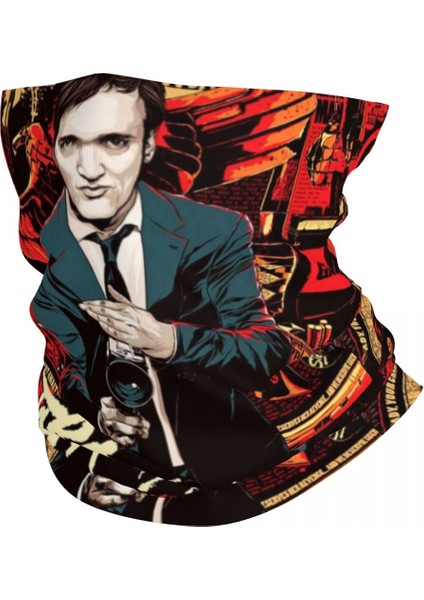Quentin Tarantino Bandana Boyunluk Kadın Erkek Kış Kayak Tüpü Atkı Boyunluk Pulp Fiction Kill Bill Filmi Yüz Örtüsü (Yurt Dışından)