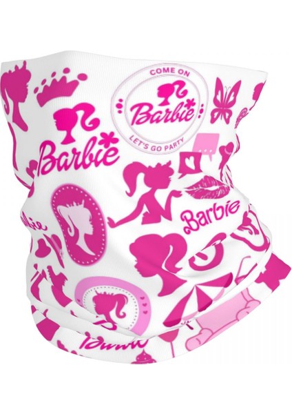 Özel Barbie Bandana Boyun Isıtıcısı Erkek Kadın Kış Kayak Tüpü Atkı Boyunluk Yüz Örtüsü (Yurt Dışından)