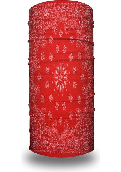Kırmızı Bandana Yüz Maskesi Bisiklet Yürüyüş Koşu Yoga Saç Bandanaları Kadınlar Erkekler Için Kafa Bandı Soğutma Boyunluk Örtü Balaclava (Yurt Dışından)