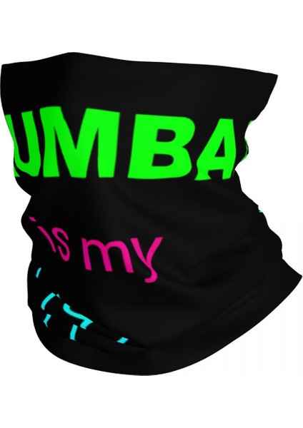 Özel Z-Zumbas Dans Fitness Desen Bandana Boyunluk Yürüyüş Koşu Kadınlar Erkekler Sarma Atkı Balaclava Isıtıcı (Yurt Dışından)