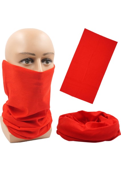 Boyama Rengi Boyunluk Erkek Kadın Düz Bandana Çok Işlevli Başörtüsü Rüzgar Geçirmez Yüz Kalkanları Dikişsiz Tüp Boyunluk Isıtıcı (Yurt Dışından)
