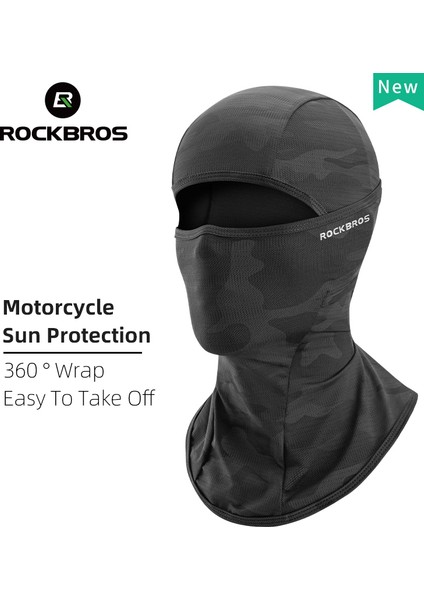 Rockbros Güneş Koruma Balaclava Erkek Kadın Elektrikli Bisiklet Motosiklet Tam Yüz Maskesi Buz Ipek Başlık Bisiklet Ilkbahar Yaz (Yurt Dışından) modelleri