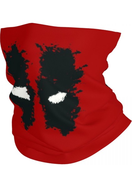 Özel Deadpool Karikatür Süper Kahraman Bandana Boyunluk Uv Korumalı Yüz Eşarp Örtüsü Kadın Anime Cosplay Başlık Tüp Balaclava (Yurt Dışından)