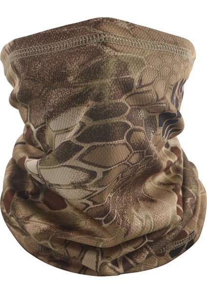 Camo Taktik Maske Boyunluk Örtüsü Yüz Bandana Güneş Serin Bisiklet Av Yürüyüş Kamp Atkı Erkek Kadın (Yurt Dışından)