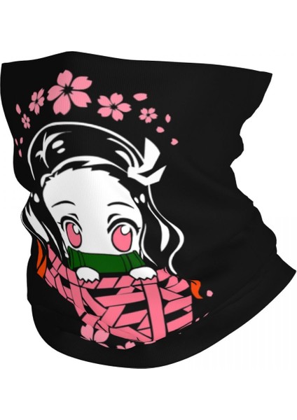 Özel Demon Slayer Kimetsu No Yaiba Bandana Boyunluk Rüzgar Geçirmez Yüz Eşarp Örtüsü Kadın Nezuko Kamado Kafa Bandı Tüp Balaclava (Yurt Dışından) fiyatları