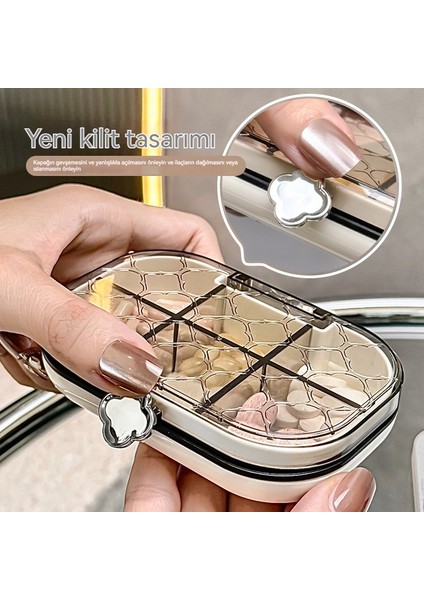 Taşınabilir Ilaç Saklama Kutusu - Mücevher Saklama - Alt Paket Ilaç Kutusu (Yurt Dışından)