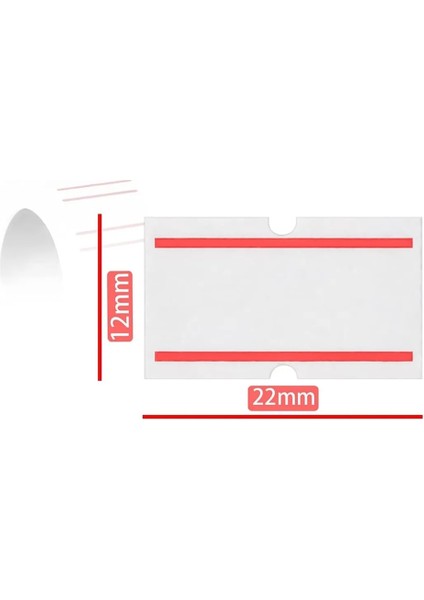 Etiket Makinesinin Etiketi (10LU Paket) (4886)