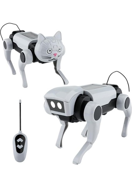 Monte Edilmiş Oyuncaklar Köpek Robotu Kendin Yap Robot Kolu Bilim Deneyi Seti Kablosuz Uzaktan Kumanda (Yurt Dışından)