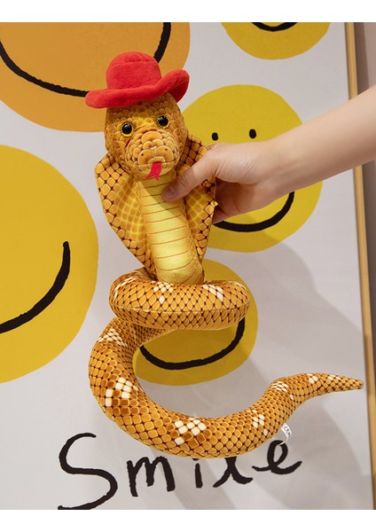 70CM Kapüşonlu Beyefendi Yılan Yılan Yılı Uğurlu Peluş Oyuncak (Yurt Dışından)