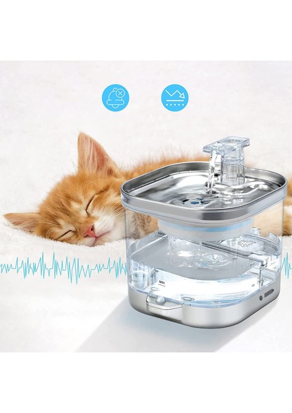 Kablosuz Akıllı Kedi ve Köpek Pet Su Çeşmesi Otomatik 2l (Yurt Dışından) fırsatları